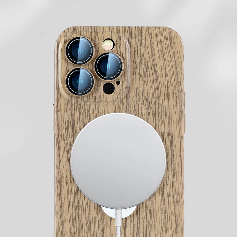 🎋 <strong>Capinha MagSafe para iPhone 14 Pro - Estilo Empresarial com Padrão de Bambu</strong> 🎋